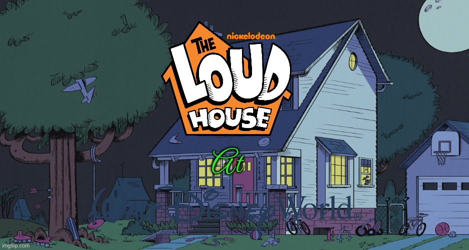 The Loud House at Walt Disney World | At | image tagged in the loud house,nickelodeon,disney,lori loud,orlando,lincoln loud | made w/ Imgflip meme maker