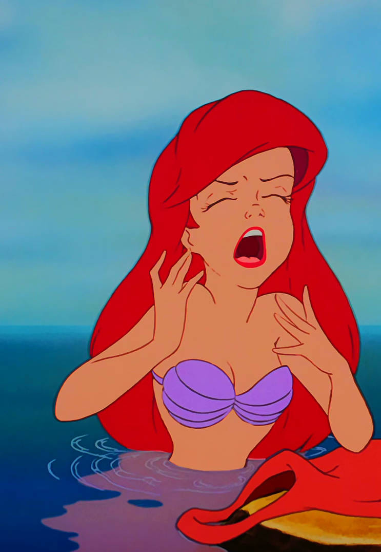 ariel in pain Blank Meme Template