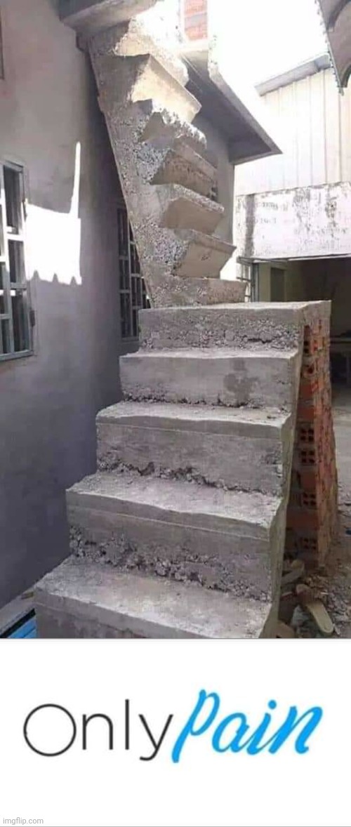 The stairs | image tagged in onlypain,stars,stair,you had one job,memes,fails | made w/ Imgflip meme maker