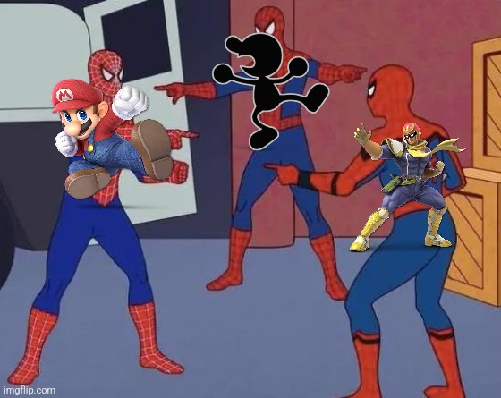 3 Spiderman Pointing | image tagged in 3 spiderman pointing | made w/ Imgflip meme maker