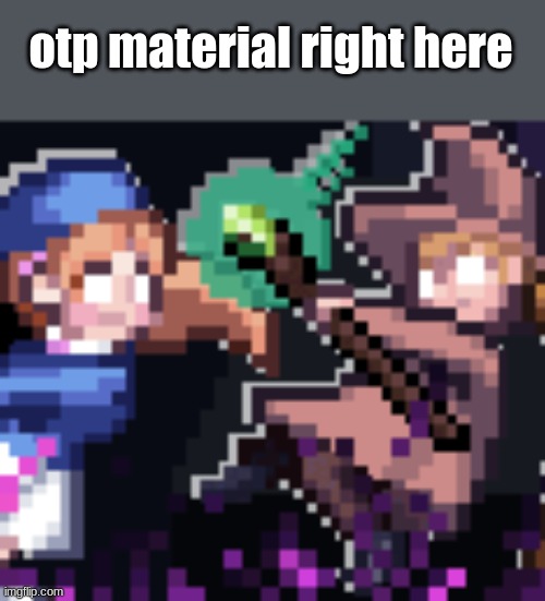 Olif and Emy from bandit.rip before anyone asks | otp material right here | made w/ Imgflip meme maker