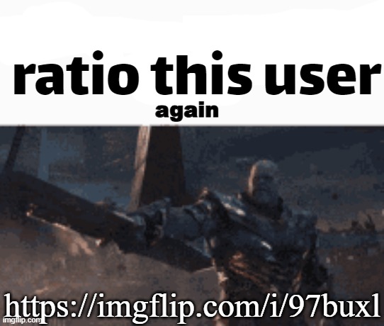 This post is a month old, but it's still so fucking funny to bully this user | again; https://imgflip.com/i/97buxl | image tagged in ratio this user | made w/ Imgflip meme maker