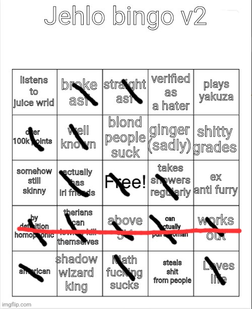 Jehlo bingo v2 | image tagged in jehlo bingo v2 | made w/ Imgflip meme maker