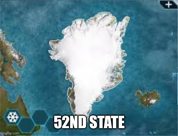 52ND STATE | image tagged in plague inc greenland | made w/ Imgflip meme maker