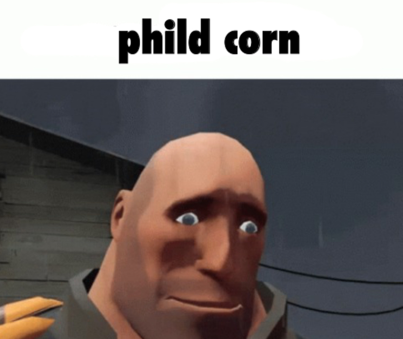 High Quality phild corn Blank Meme Template