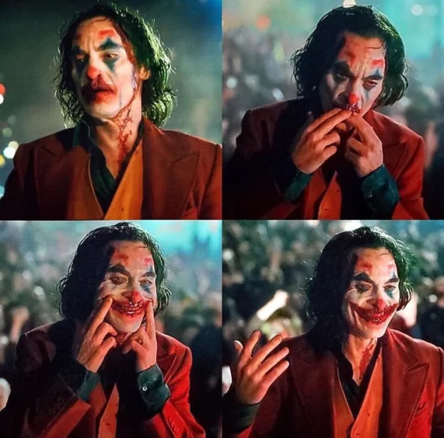 Joker smile blood Blank Meme Template