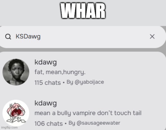 WHAR | made w/ Imgflip meme maker