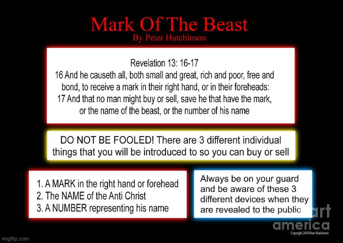 Revelation 13: 16-17 | image tagged in revelation 13 16-17 | made w/ Imgflip meme maker