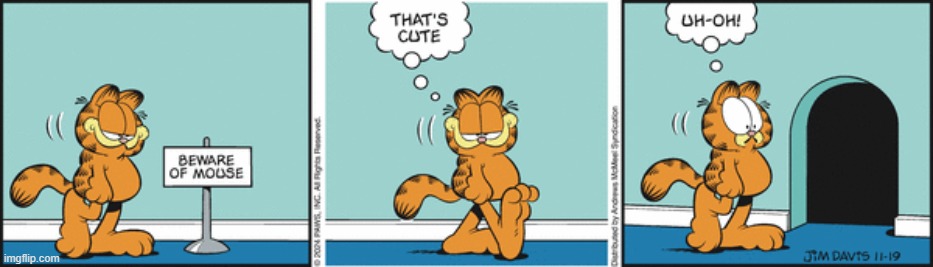 Garfield | image tagged in comics | made w/ Imgflip meme maker