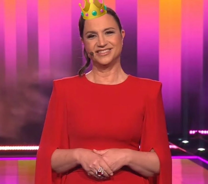 petra mede queen of esc Blank Meme Template