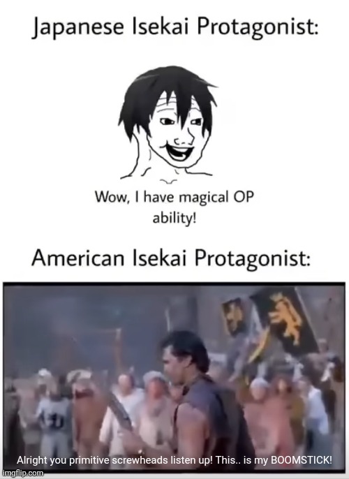 Alright you primitive screwheads listen up! This.. is my BOOMSTICK! | made w/ Imgflip meme maker