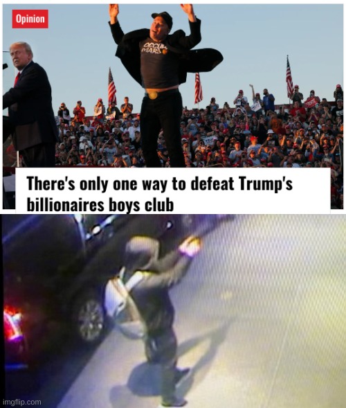 This is the Legend of the Lone Gunman | image tagged in lone gunman,elongated muskrat,billionaire boys club,take the power back,open season on ceos,hunt the rich for sport | made w/ Imgflip meme maker