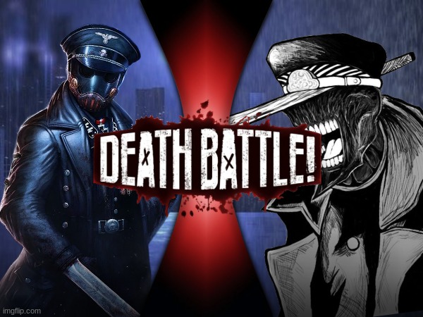 Karl Ruprecht Kroenen VS Katana Man (Hellboy VS Chainsaw Man) | image tagged in death battle,hellboy,chainsaw man | made w/ Imgflip meme maker