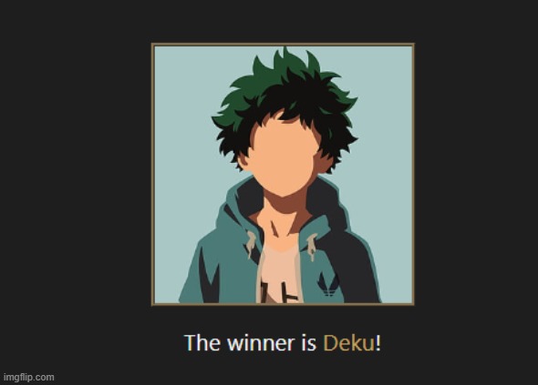 he somehow did it. | image tagged in mha,deku | made w/ Imgflip meme maker