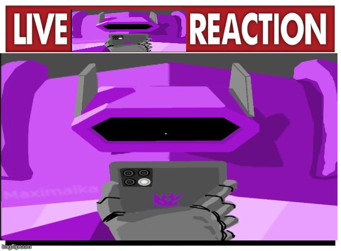 Live SHOCKWAVE reaction | image tagged in transformers,shockwave,live reaction | made w/ Imgflip meme maker