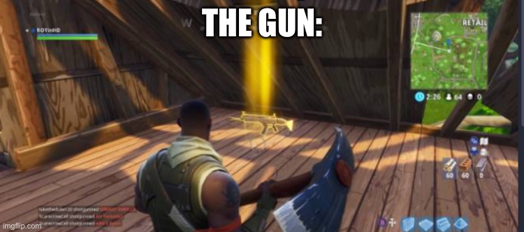 GOLDEN SCAR | THE GUN: | image tagged in golden scar | made w/ Imgflip meme maker