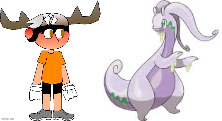 guess what these 2 have in common! | image tagged in new remastered smg5 changed,goodra,memes,smg4,smg5,fanlore | made w/ Imgflip meme maker