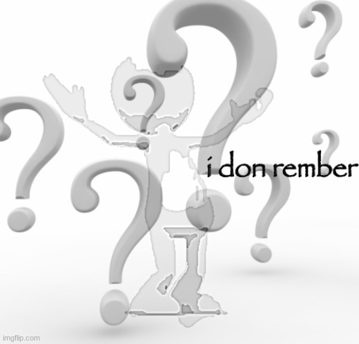 i don rember | image tagged in i don rember | made w/ Imgflip meme maker