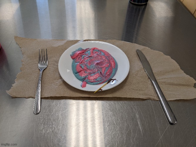 Check out my meal. pure frosting. Ima eat this | made w/ Imgflip meme maker