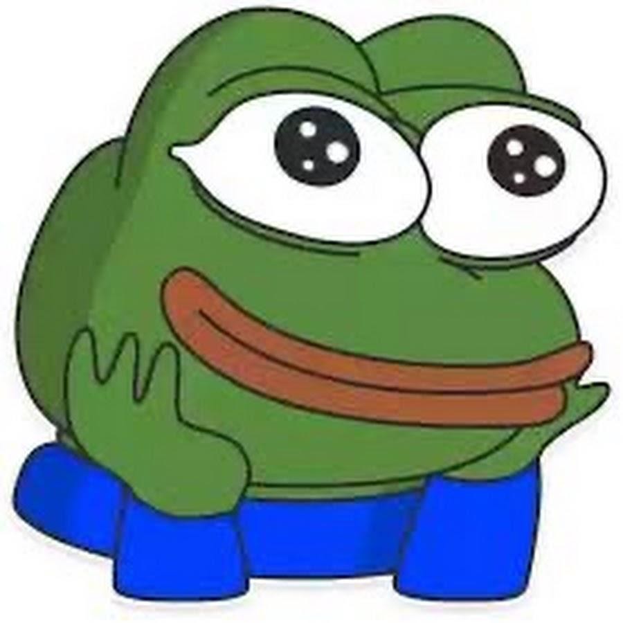 Pepe Smiling as he Thinks Blank Meme Template