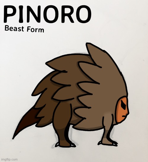 Decided to make a form for Pinoro when imgflip isn’t working and based it on the Owl Beast | made w/ Imgflip meme maker