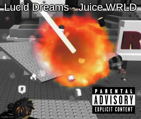 the album cover ever | Lucid Dreams - Juice WRLD | image tagged in the album cover ever | made w/ Imgflip meme maker