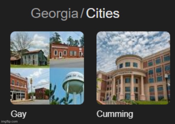 georgia is not a real place | made w/ Imgflip meme maker