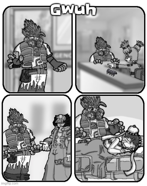 Slap happy rhythm busters loss | Gwuh | image tagged in slap happy rhythm busters loss | made w/ Imgflip meme maker