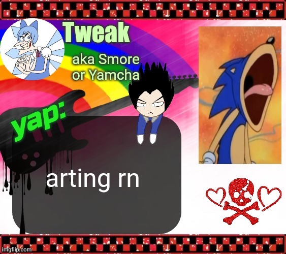 the 19th announcement temp | arting rn | image tagged in the 19th announcement temp | made w/ Imgflip meme maker
