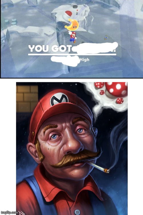 Mario is high | made w/ Imgflip meme maker