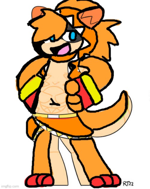 What if Firey Was in Tribal Hunter?(Joanna's Chubby Himbo Boyfriend) | image tagged in firey,joanna,himbo,tribal hunter,original character,lol he's a munch recolor | made w/ Imgflip meme maker