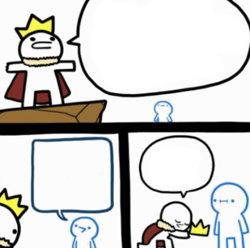 King of the tards Blank Meme Template