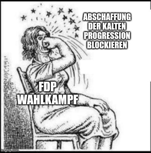 Self Destructive | ABSCHAFFUNG DER KALTEN PROGRESSION BLOCKIEREN; FDP WAHLKAMPF | image tagged in self destructive | made w/ Imgflip meme maker