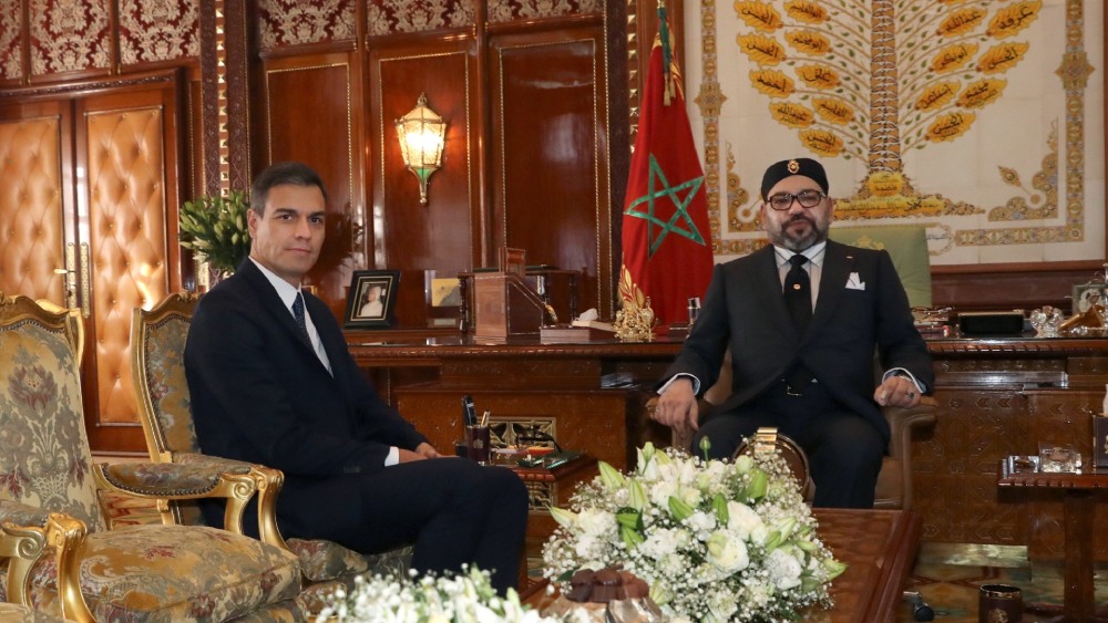 Pedro Sanchez Perez-Castejon and Mohammed VI of Morocco Blank Meme Template