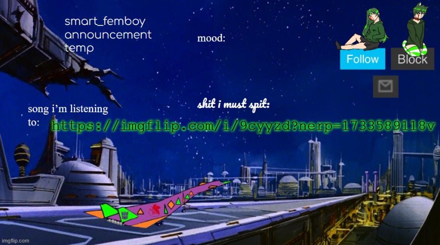 smart_femboy announcement temp v2 | https://imgflip.com/i/9cyyzd?nerp=1733589118v | image tagged in smart_femboy announcement temp v2 | made w/ Imgflip meme maker