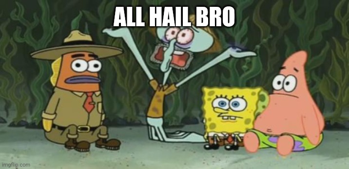 All Hail the Magic Conch | ALL HAIL BRO | image tagged in all hail the magic conch | made w/ Imgflip meme maker