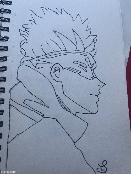 Rate my gojo drawing | made w/ Imgflip meme maker
