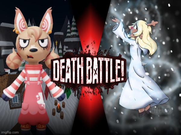 Minthoof vs. Noelle Holiday rematch (Flavor frenzy vs. Deltarune) | image tagged in rematch,deltarune,roblox,deer | made w/ Imgflip meme maker