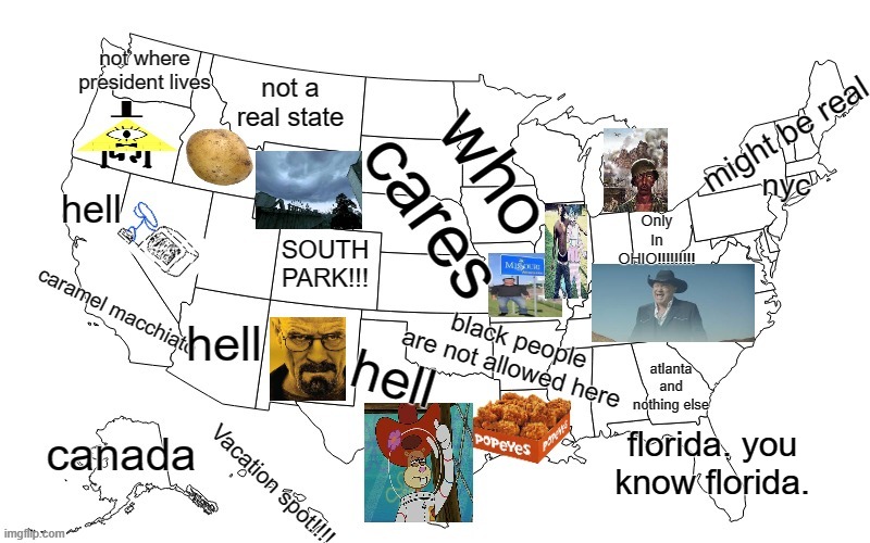 is this map accurate | florida. you know florida. | made w/ Imgflip meme maker
