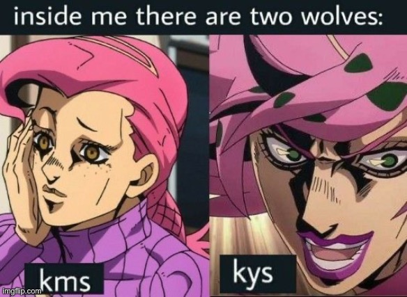 And they both sell drugs to kids | image tagged in jojo's bizarre adventure | made w/ Imgflip meme maker