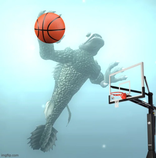 sea monster ballin' | image tagged in sea monster ballin' | made w/ Imgflip meme maker