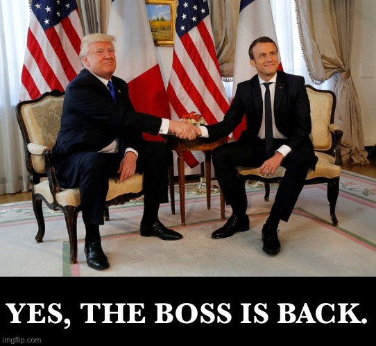 THE BOSS IS BACK! | YES, THE BOSS IS BACK. | image tagged in president trump,donald trump,republican party,presidential election,the boss,world | made w/ Imgflip meme maker