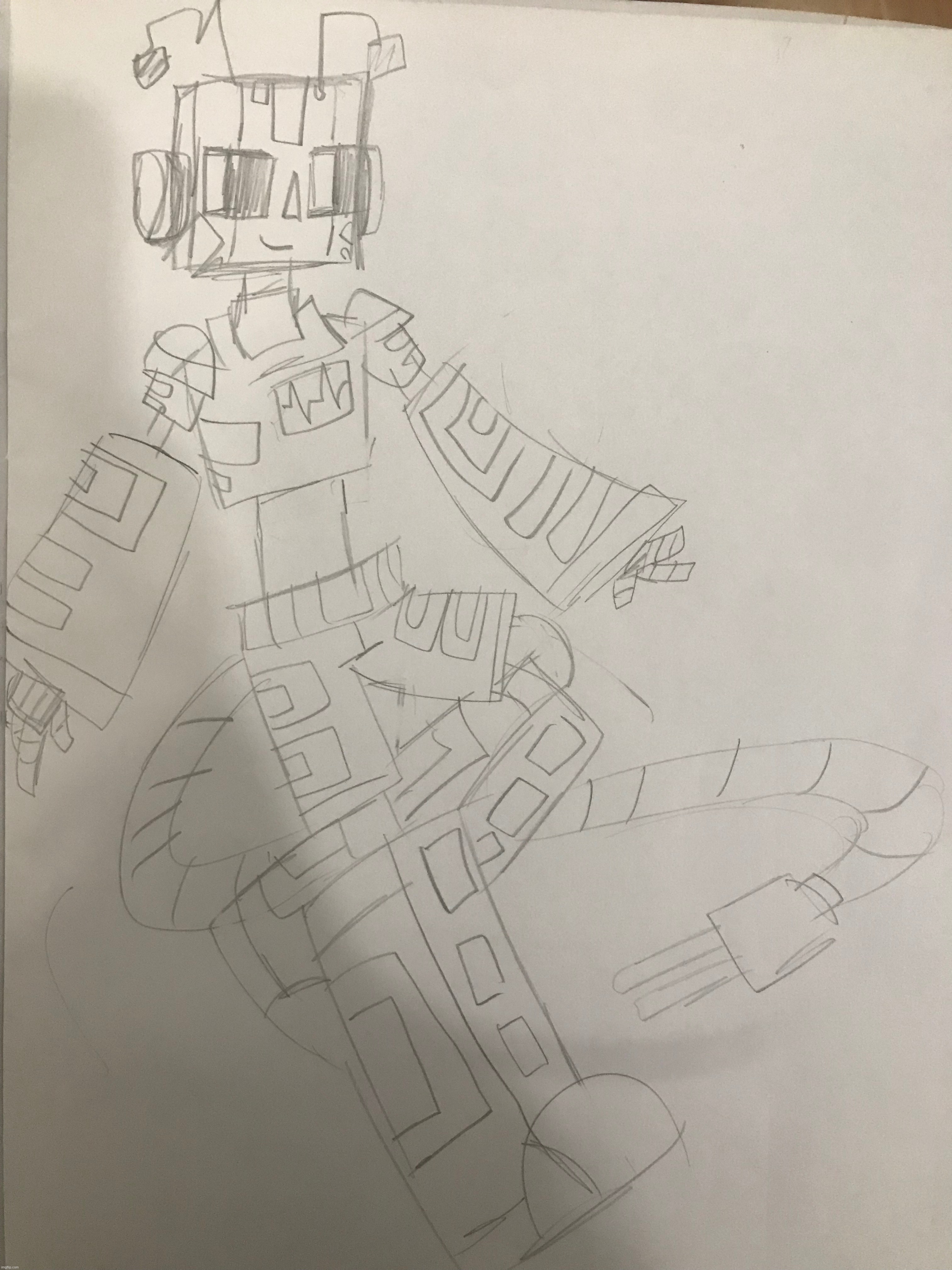 Some artwork of Zerobot | made w/ Imgflip meme maker