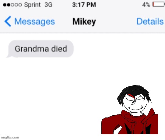 grandma died (add your reaction image) | image tagged in grandma died add your reaction image | made w/ Imgflip meme maker