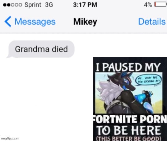 grandma died (add your reaction image) | image tagged in grandma died add your reaction image | made w/ Imgflip meme maker