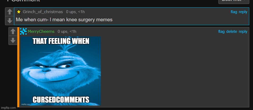 That feeling when cursedcomments | made w/ Imgflip meme maker
