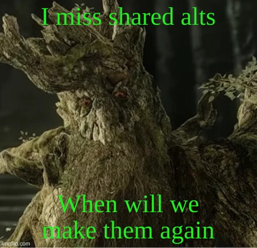 Hecate | I miss shared alts; When will we make them again | image tagged in hecate | made w/ Imgflip meme maker