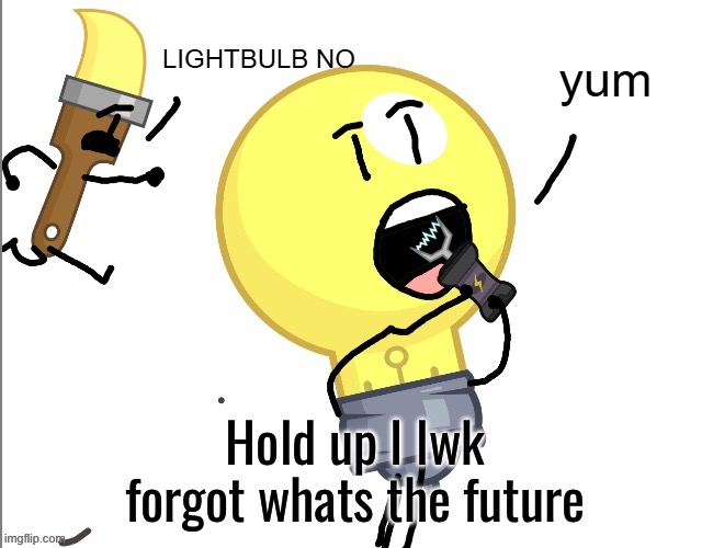 Something about it being yesterday, idfl | Hold up I lwk forgot whats the future | image tagged in yummy tazer | made w/ Imgflip meme maker