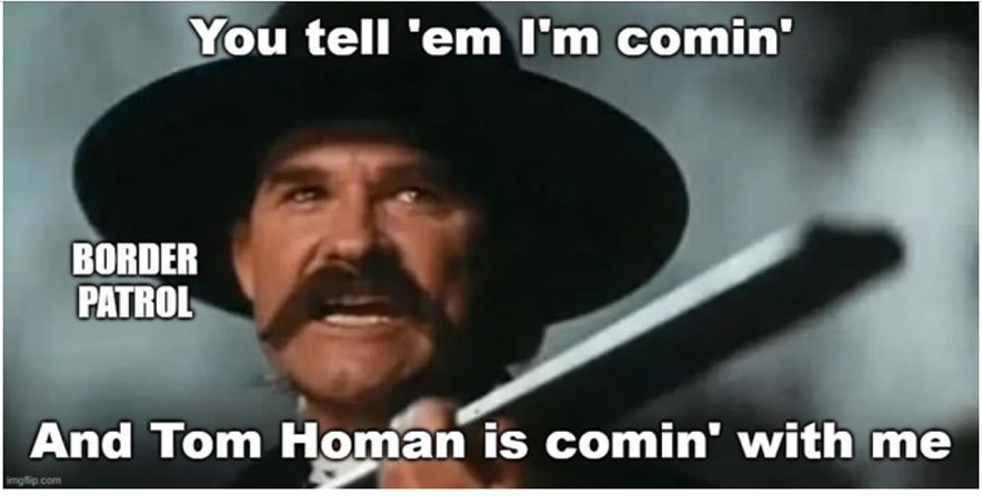 You Tell 'Em I'm Comming | image tagged in tom homan | made w/ Imgflip meme maker