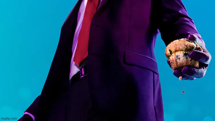 Agent 47 Muffin | image tagged in agent 47 muffin | made w/ Imgflip meme maker
